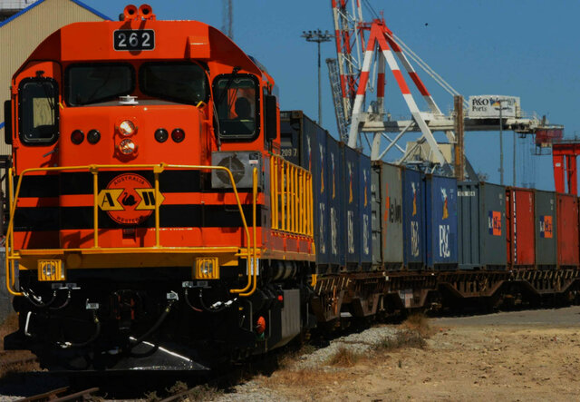 صادرات ۱۵۲ هزار دلاری کالا از راه‌آهن آستارا