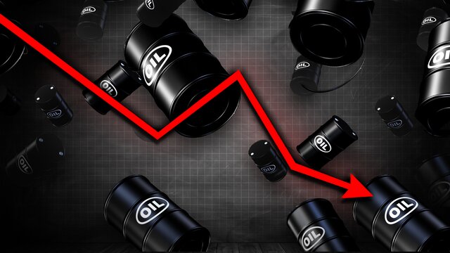 قیمت جهانی نفت با کاهش ۱.۲ درصدی به ۵۵ دلار و ۳۴ سنت رسید
