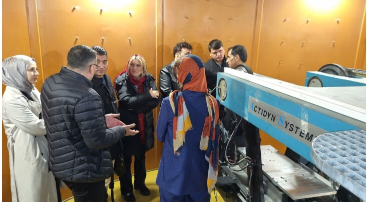 بازدید کارشناسان اکو در حوزه مخاطرات‌طبیعی از آزمایشگاه‌های پیشرفته مهندسی زلزله و پژوهشگاه بین‌المللی زلزله‌شناسی در شمال شرق تهران