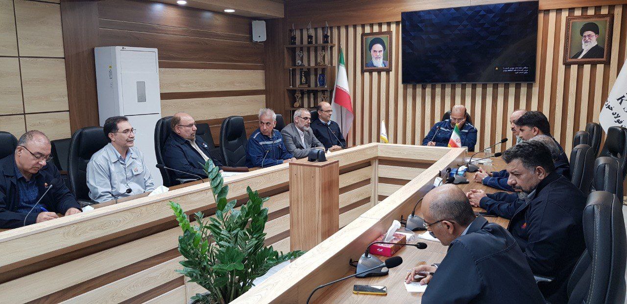 دیدار نوروزی مدیرعامل شرکت فولاد خوزستان با مدیران عامل شرکت‌های تابعه